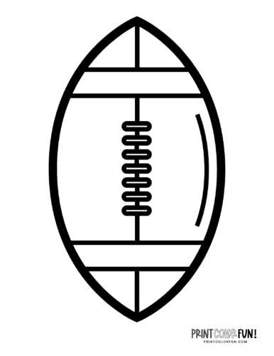 free printable football coloring pages