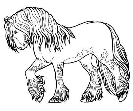 free printable horse coloring page free printable horse coloring page