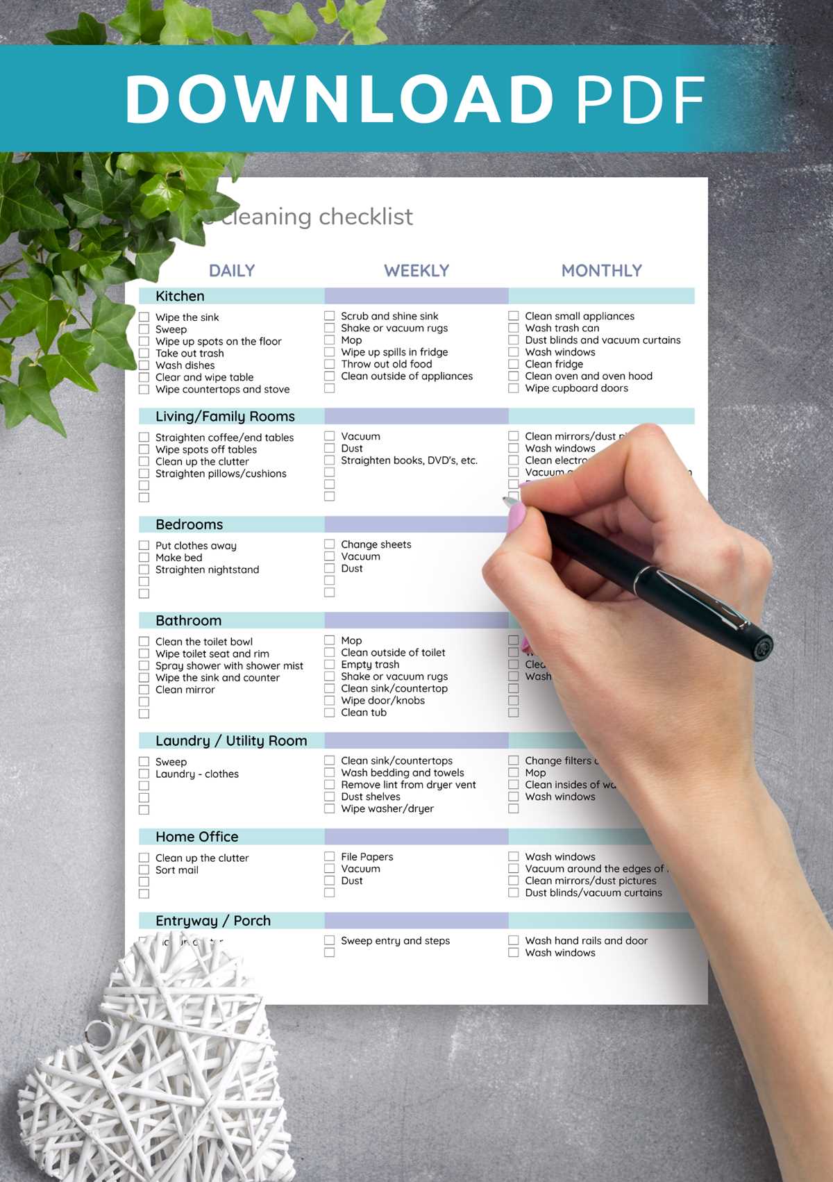 free printable house cleaning list free printable house cleaning list