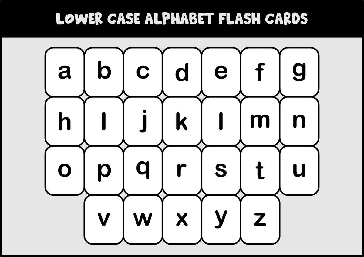 free printable lower case alphabet letters