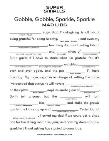 free printable mad libs for thanksgiving