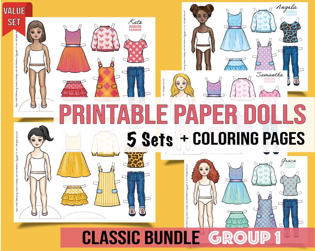 free printable paper doll cutouts