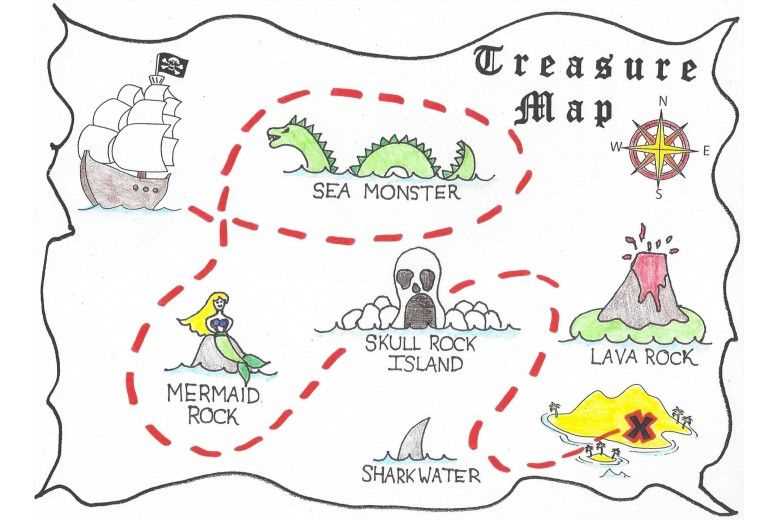 free printable pirate treasure map free printable pirate treasure map