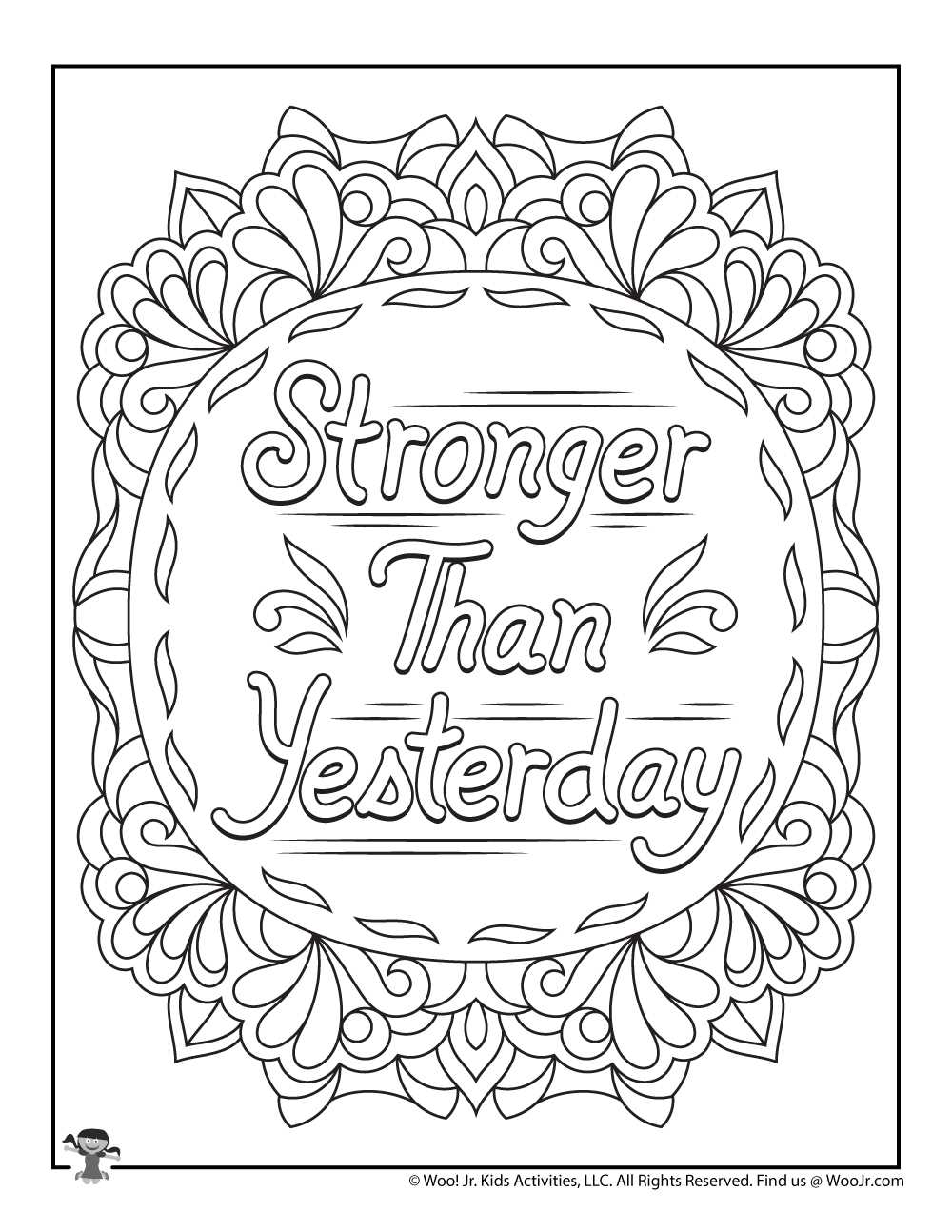 free printable positive affirmation coloring pages
