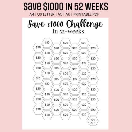 free printable savings challenge free printable savings challenge