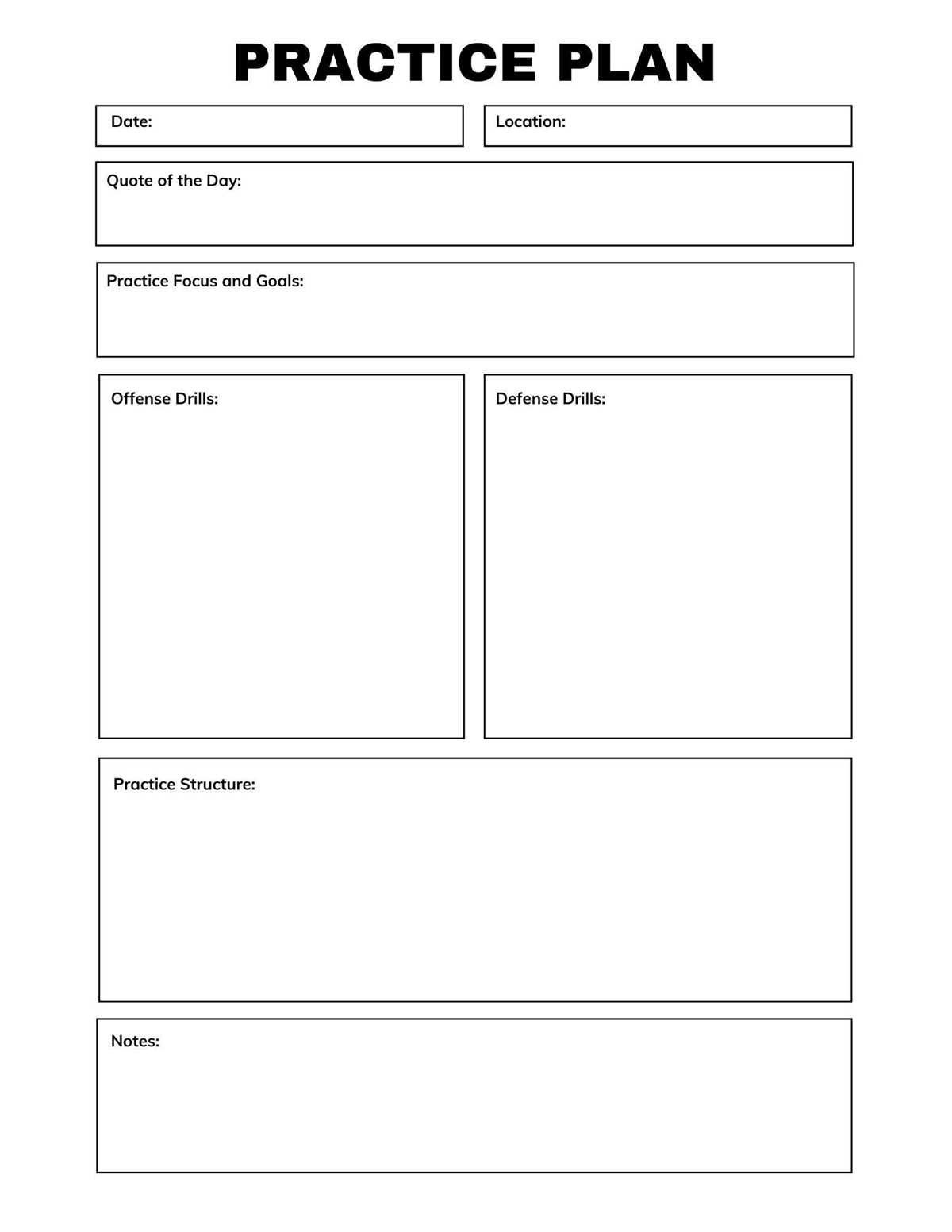 free printable softball practice plans