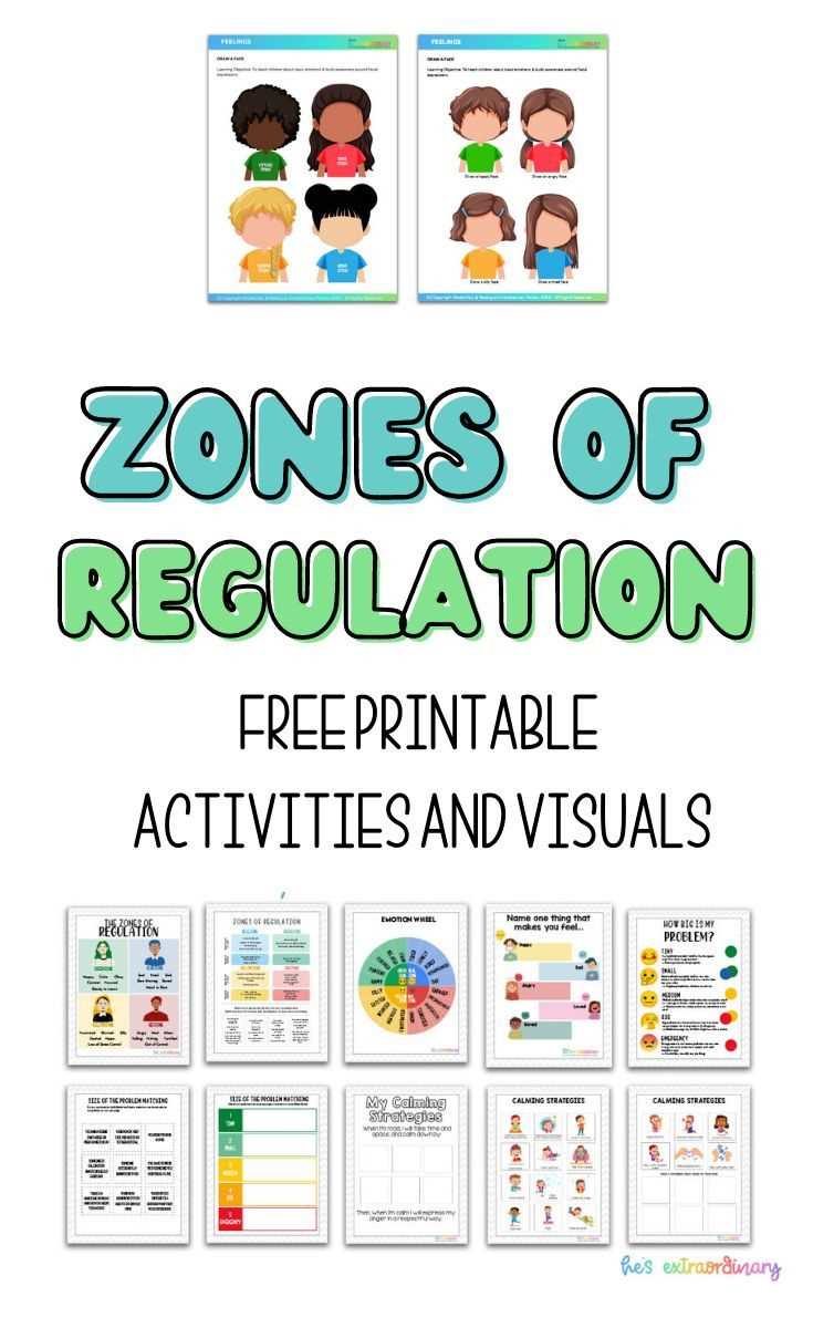 free printable zones of regulation free printable zones of regulation