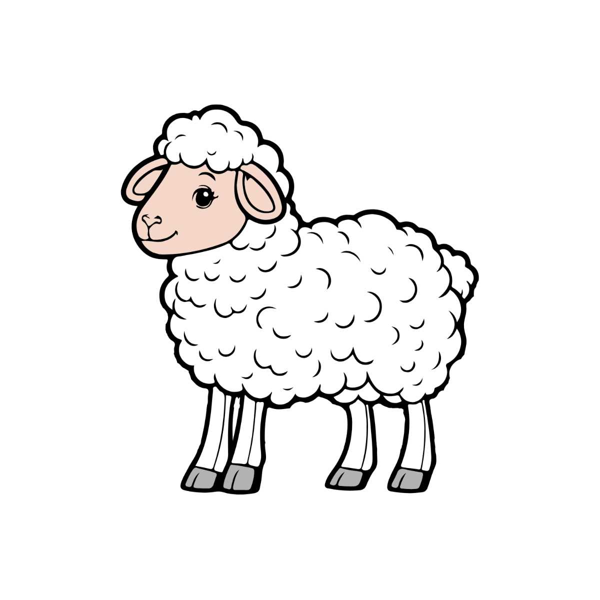 free sheep printables