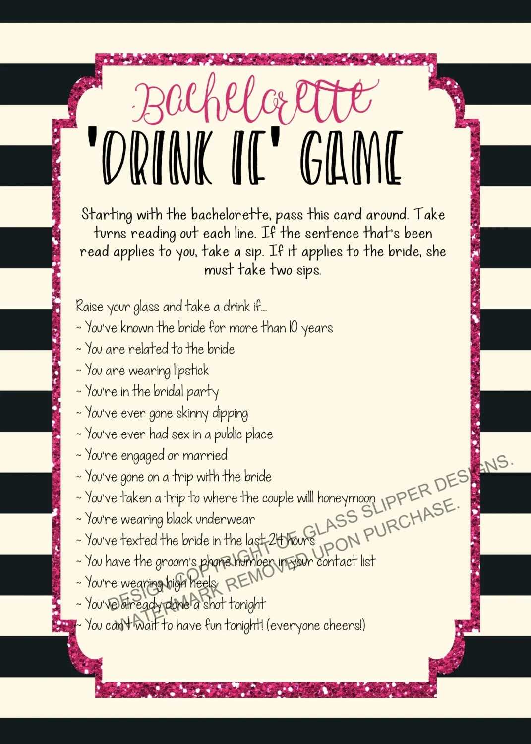 free printable bachelorette games