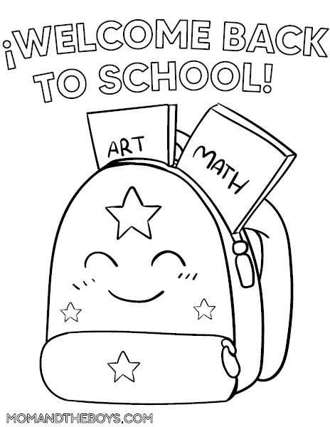 back to school coloring pages printable back to school coloring pages printable