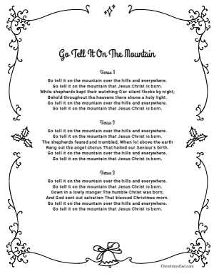 o come o come emmanuel printable lyrics