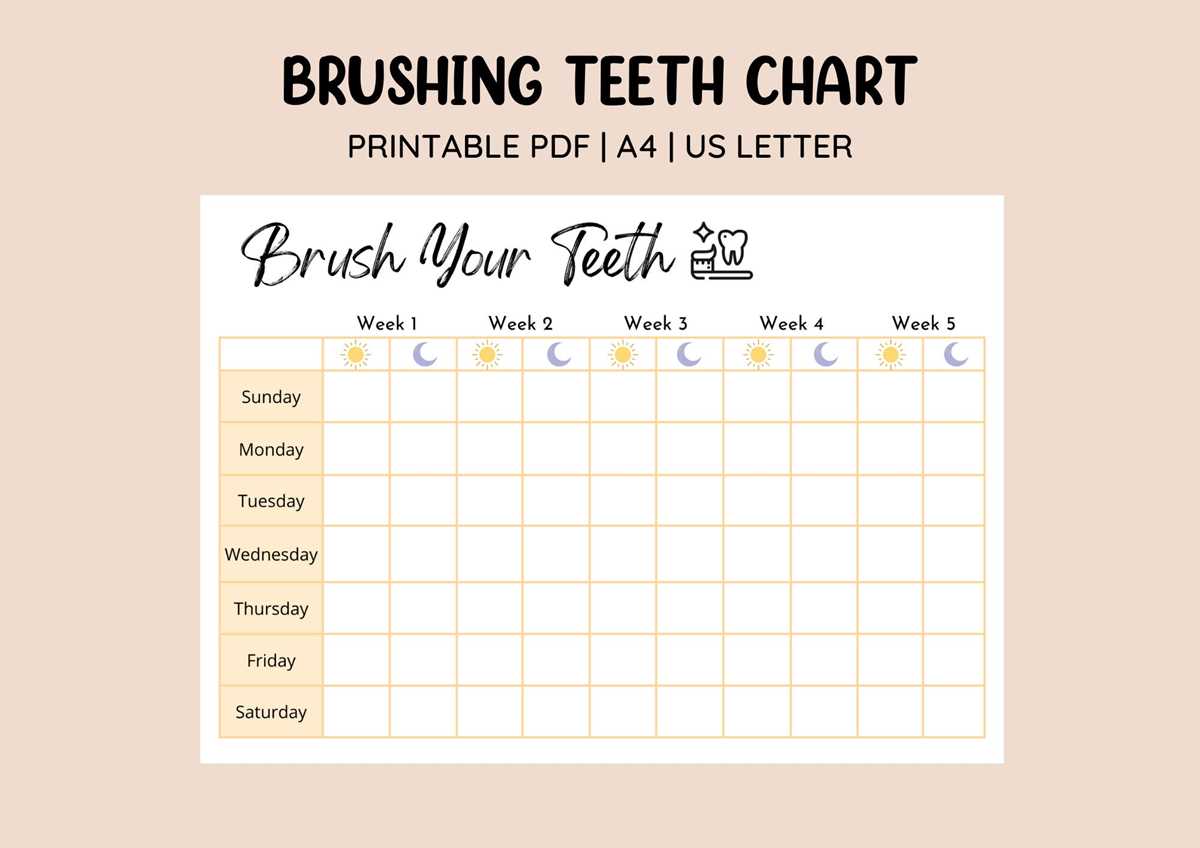 printable toothbrush chart printable toothbrush chart