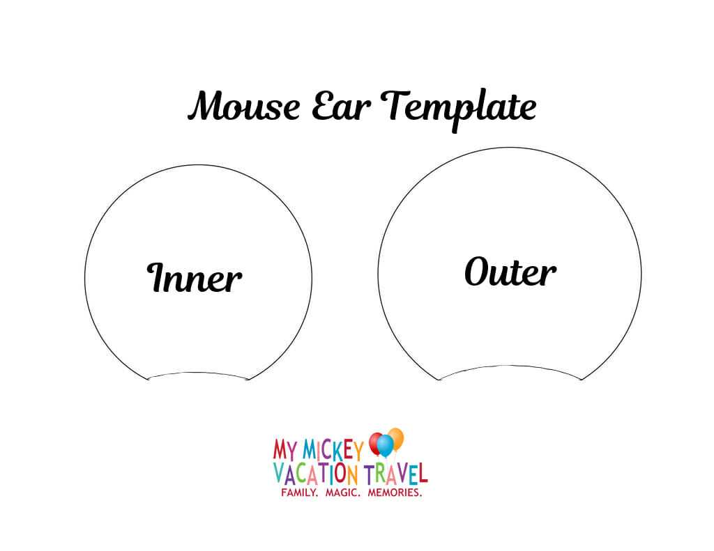 printable mickey ears