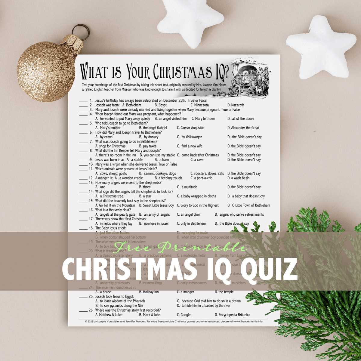 games for a christmas party free printables
