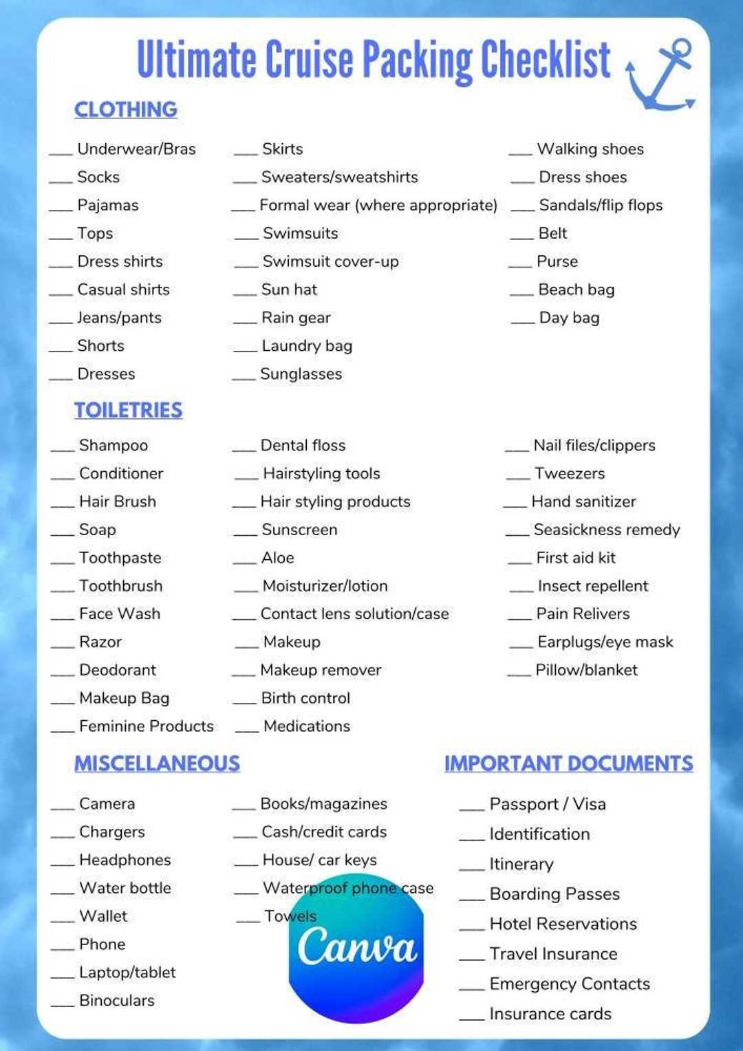 caribbean cruise packing list printable caribbean cruise packing list printable