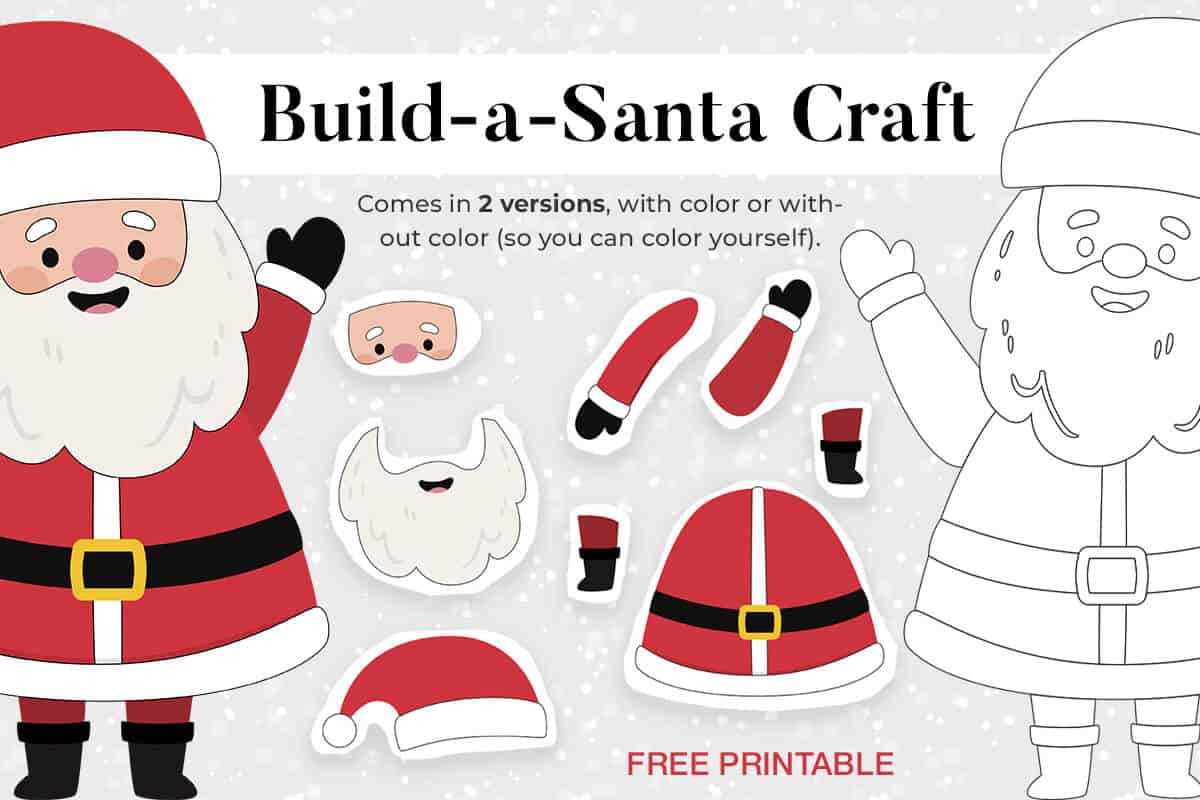 free printable from santa