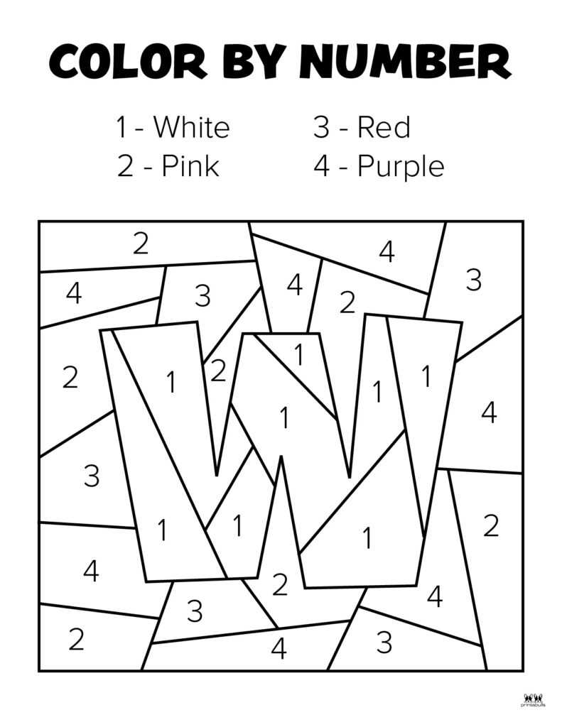 letter w printable
