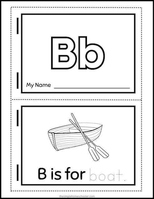 printable full page letter b