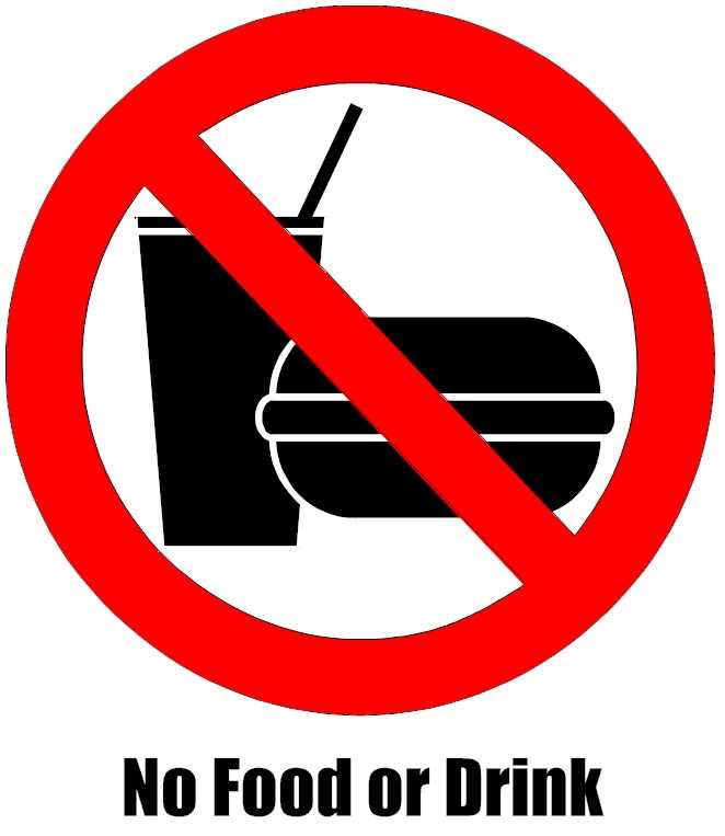 no food or drink sign printable no food or drink sign printable