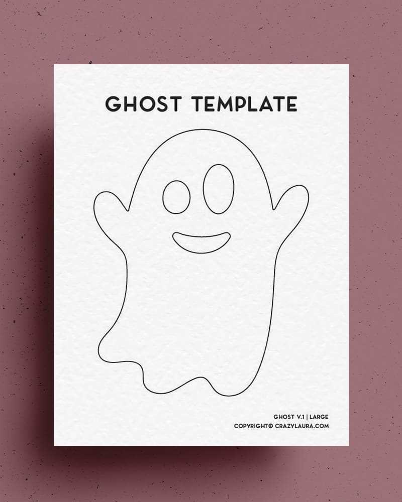ghost free printable ghost free printable