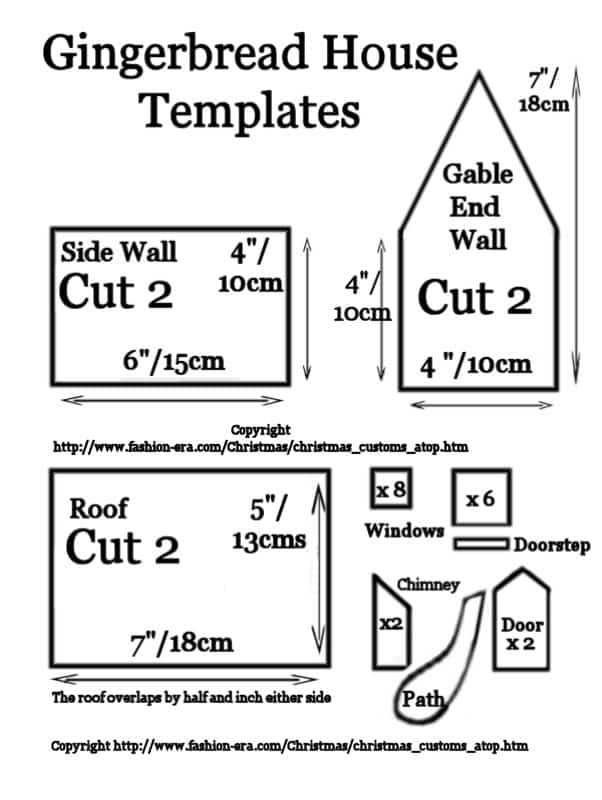 gingerbread house template printable free gingerbread house template printable free