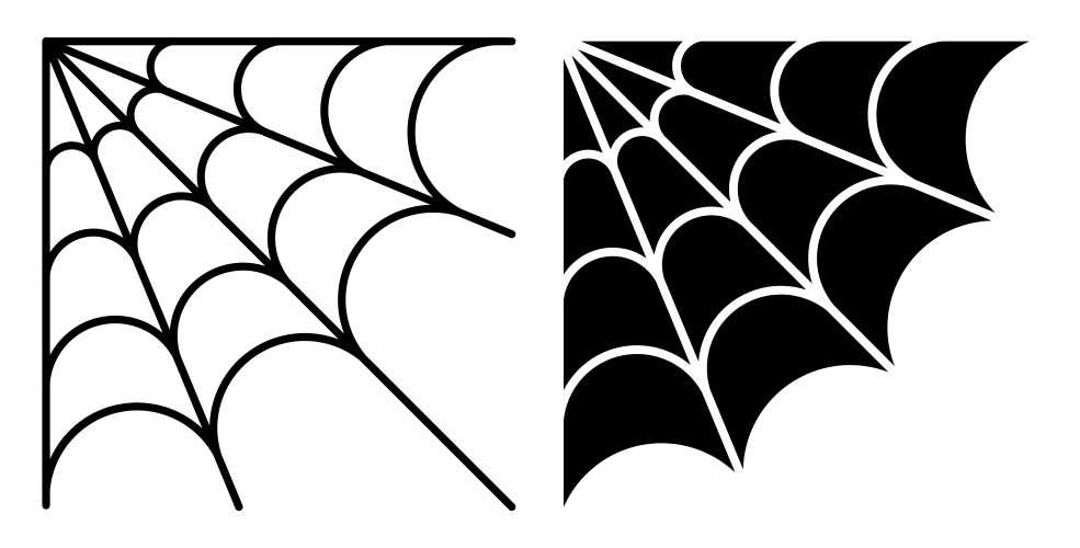 corner spider web printable corner spider web printable
