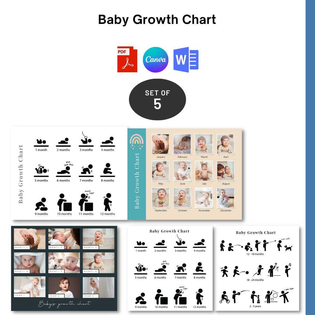 growth chart template printable
