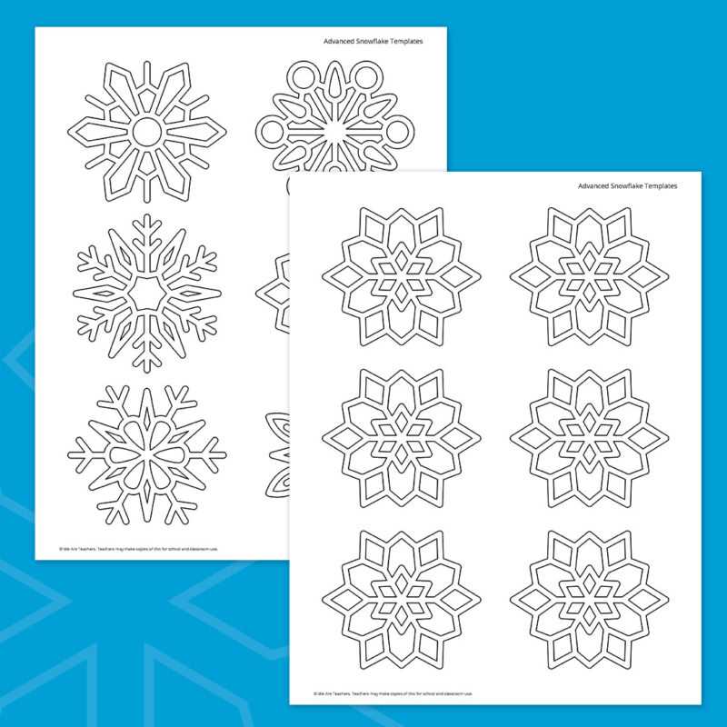 small snowflakes printable