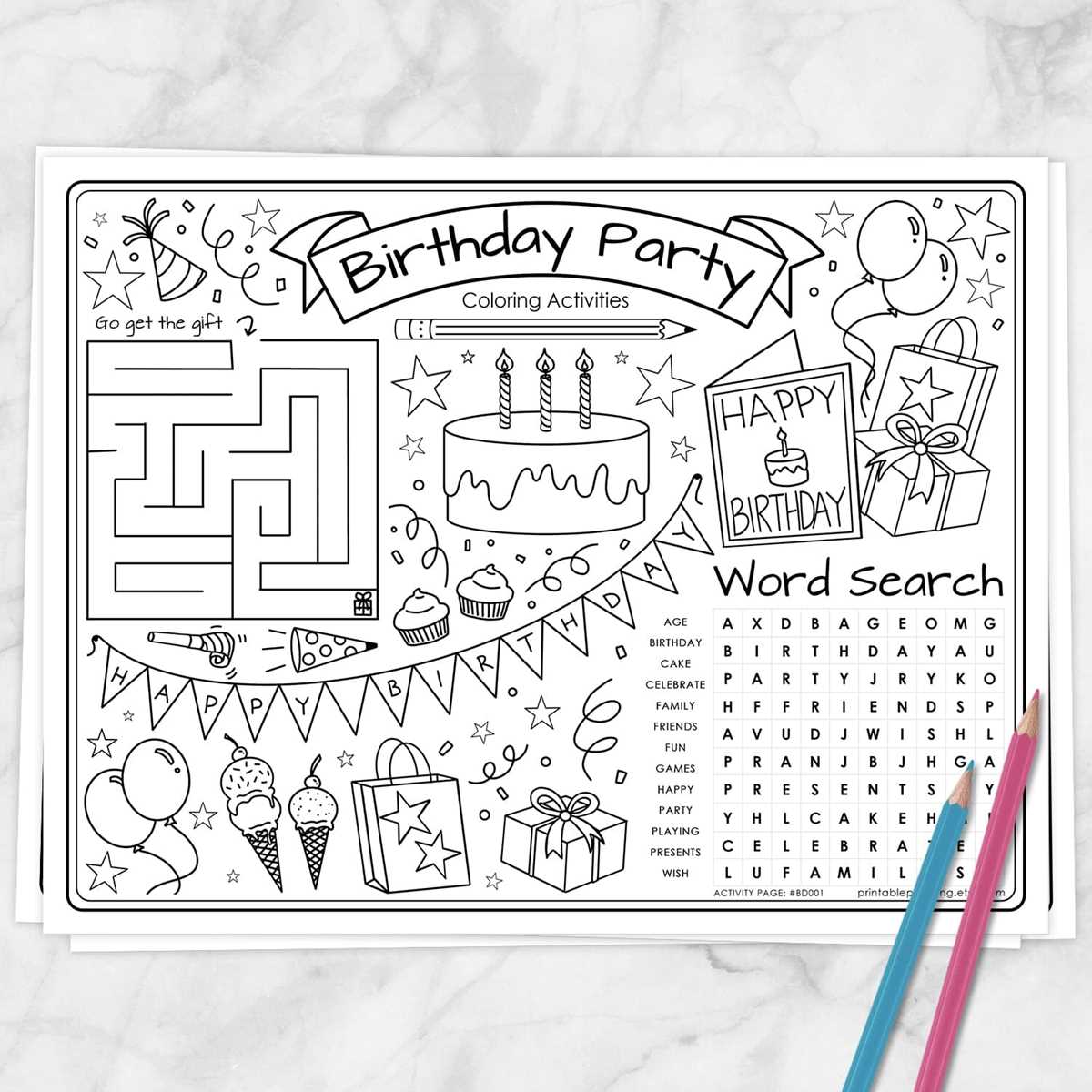 happy birthday coloring sheets printable happy birthday coloring sheets printable