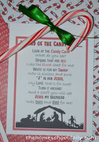printable candy cane legend printable candy cane legend