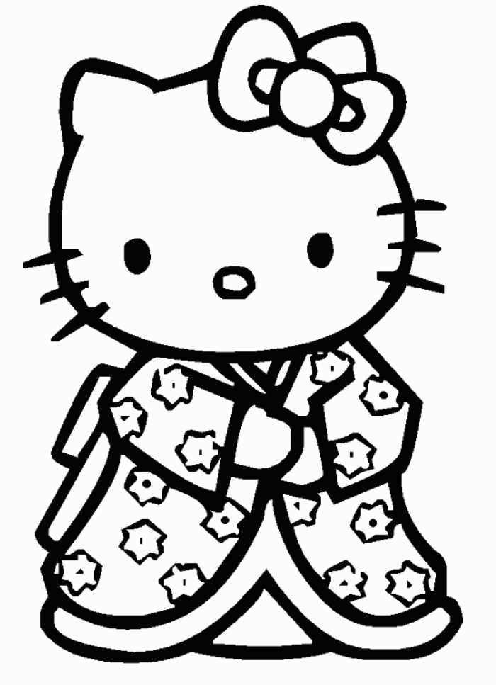 hello kitty printable coloring pages