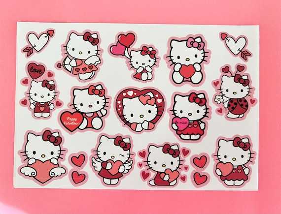 hello kitty stickers printable