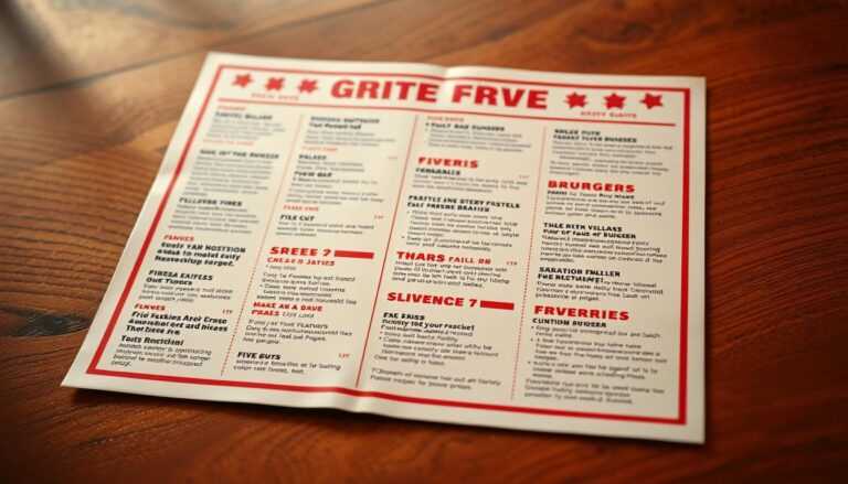 5 guys printable menu