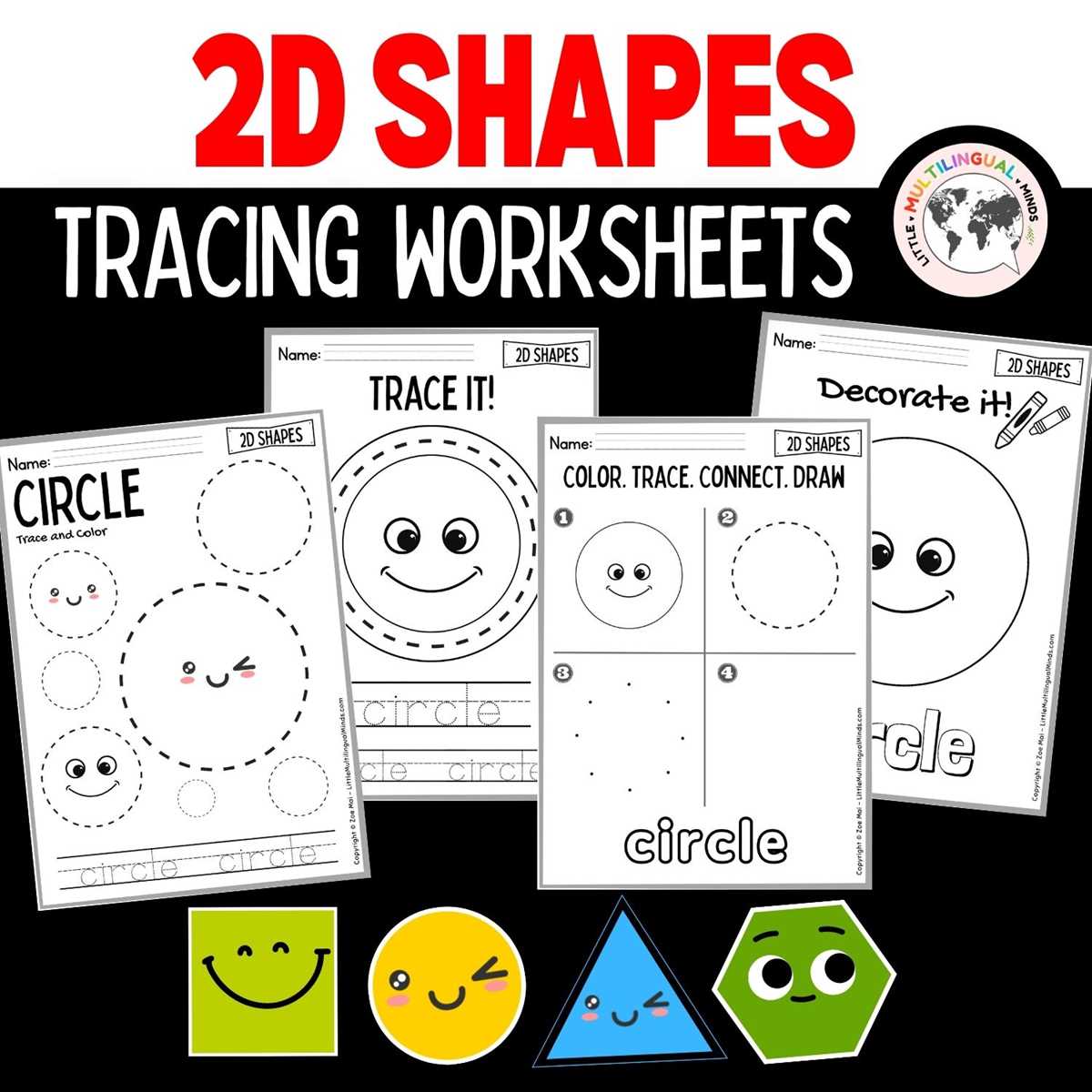 tracing shapes free printables tracing shapes free printables