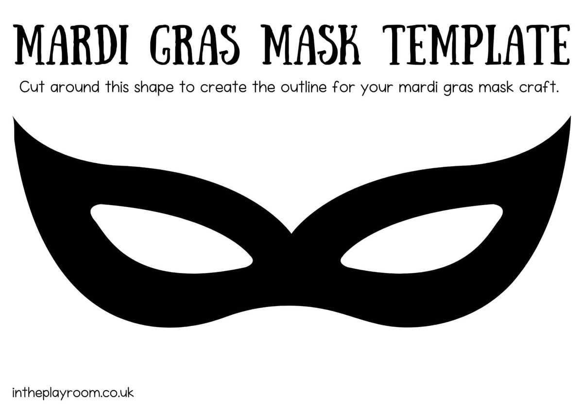 mardi gras mask template printable mardi gras mask template printable