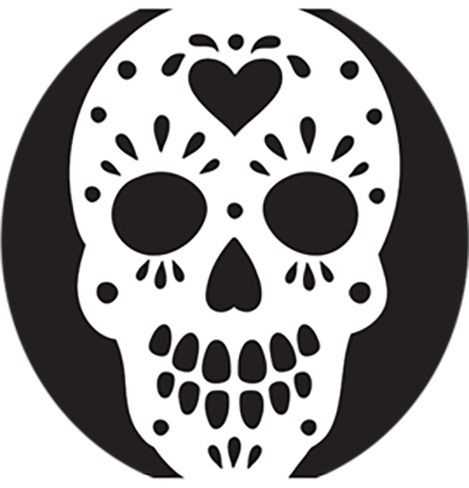 printable skull stencils