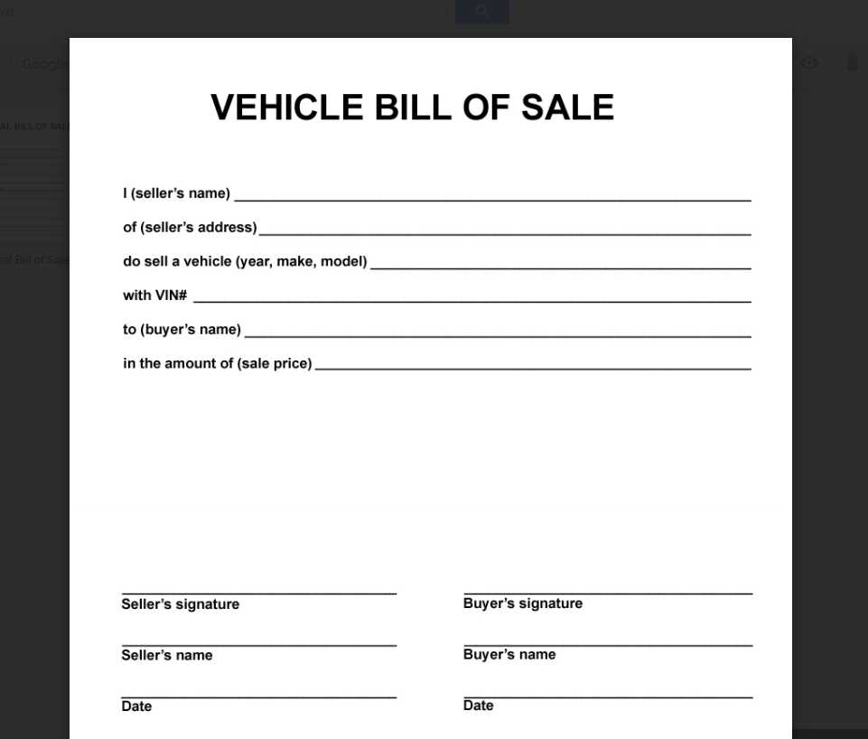 free printable bill of sale for tractor free printable bill of sale for tractor