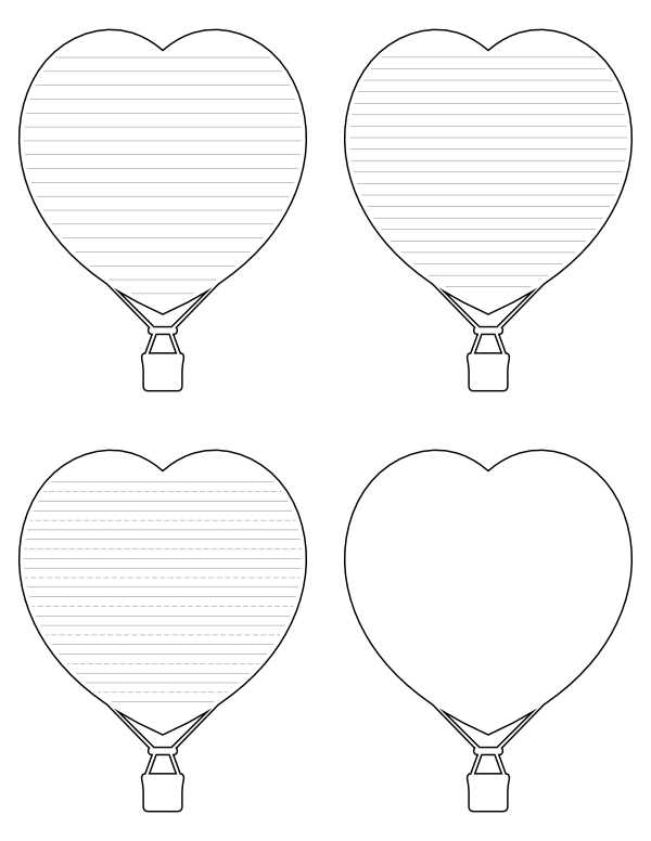 hot air balloon printable template hot air balloon printable template