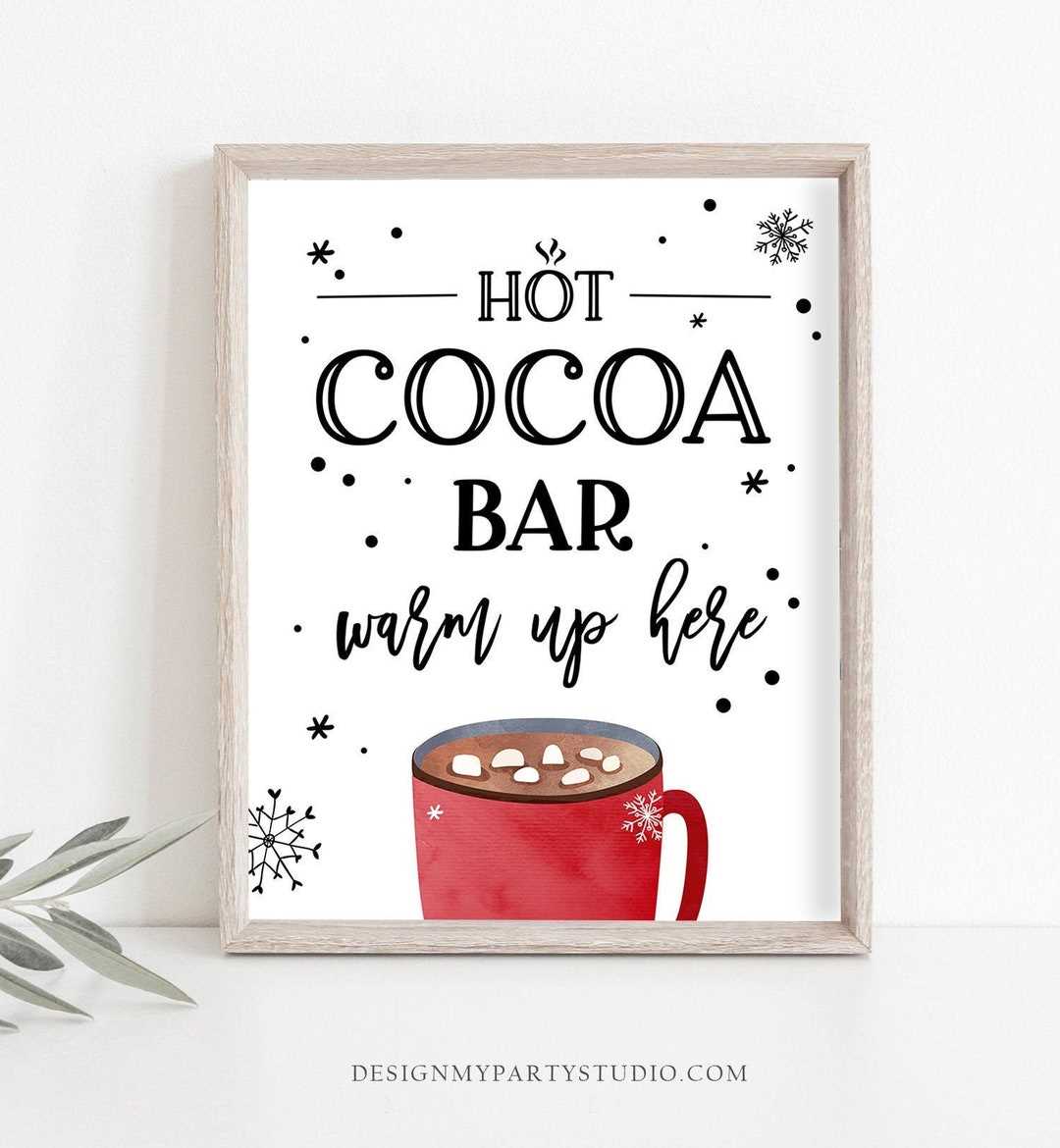 hot cocoa bar free printables hot cocoa bar free printables