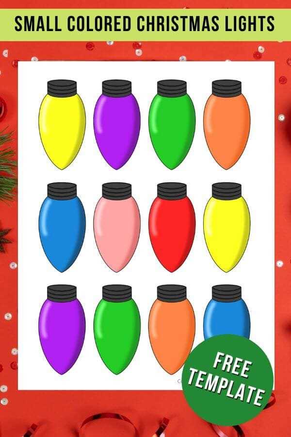 christmas lights printable