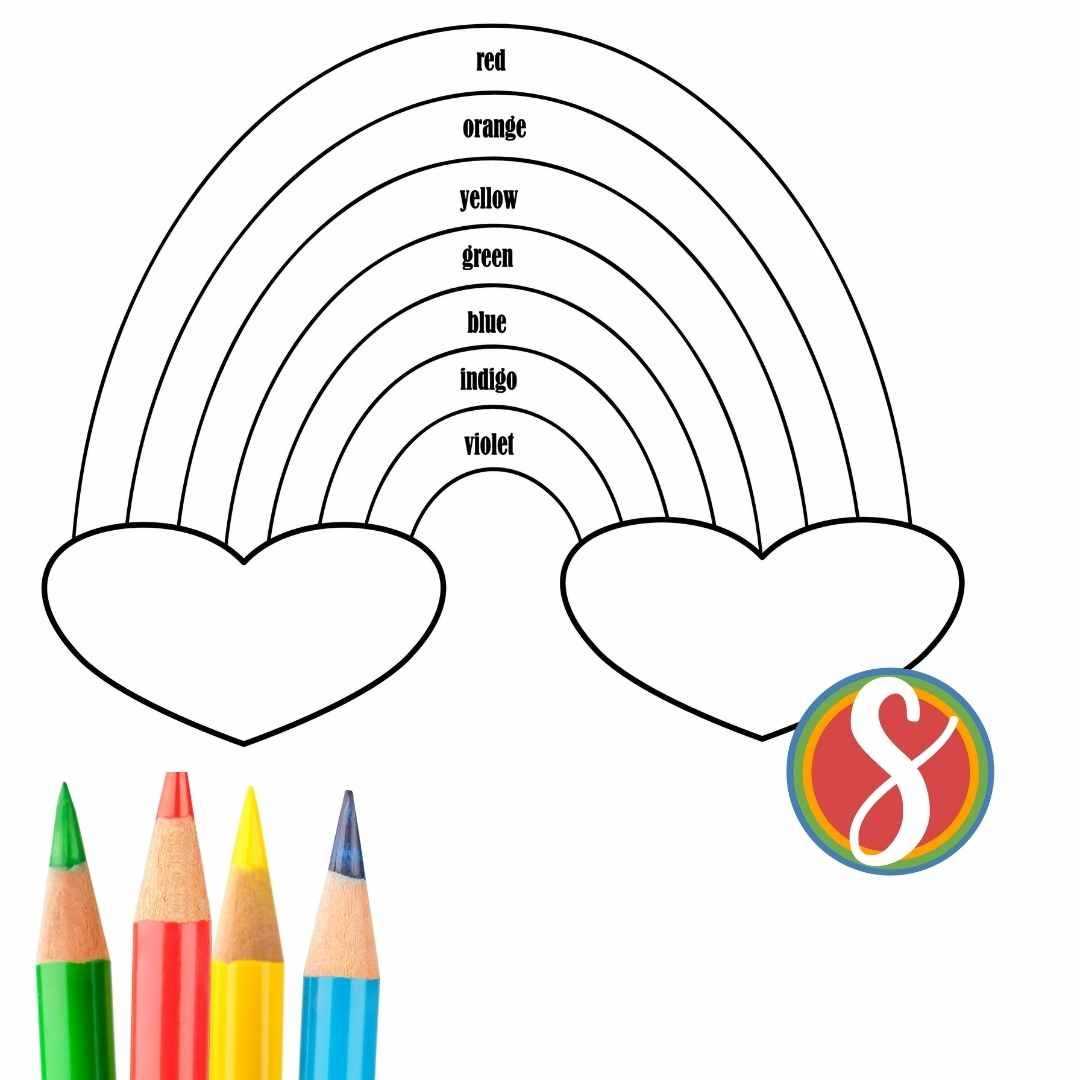 free printable rainbow pictures free printable rainbow pictures