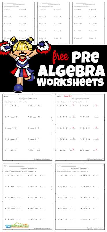algebra sheets printable algebra sheets printable