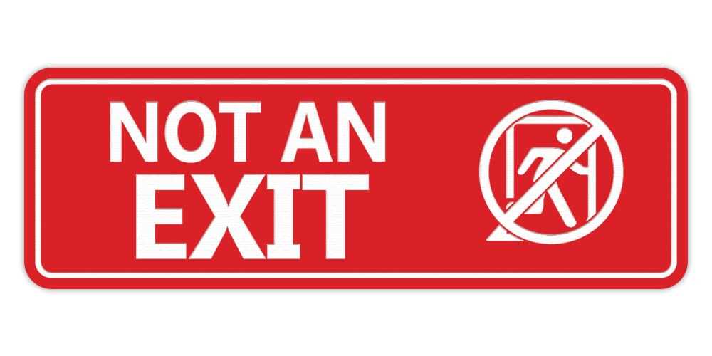 not an exit sign printable not an exit sign printable