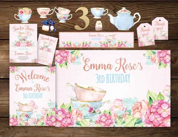 free printable tea party invitations free printable tea party invitations