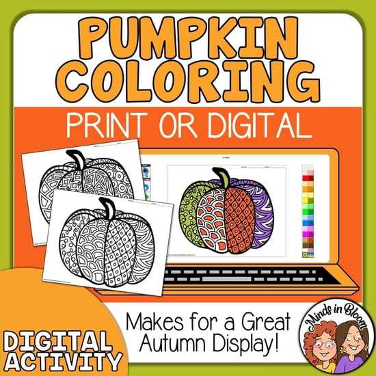 printable coloring pages of pumpkins