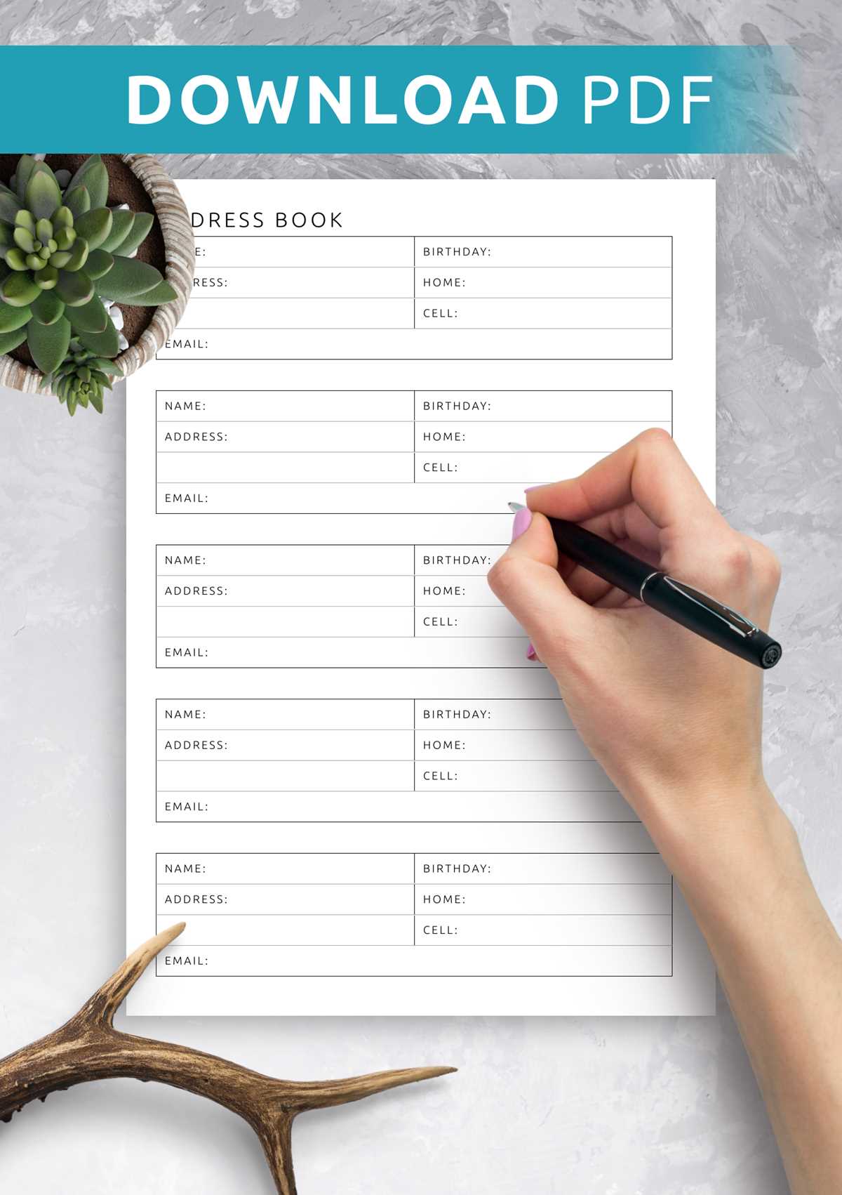 address book template printable address book template printable
