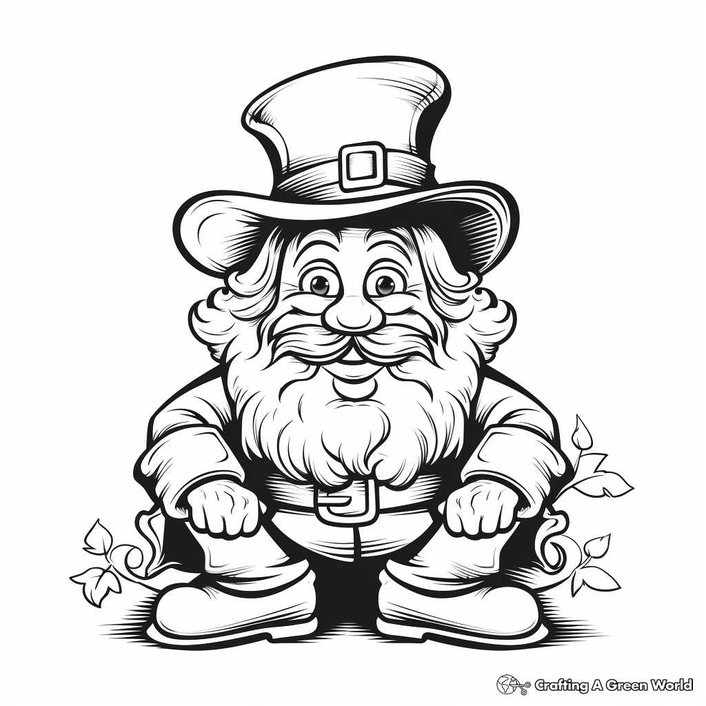printable free printable printable leprechaun coloring page printable free printable printable leprechaun coloring page