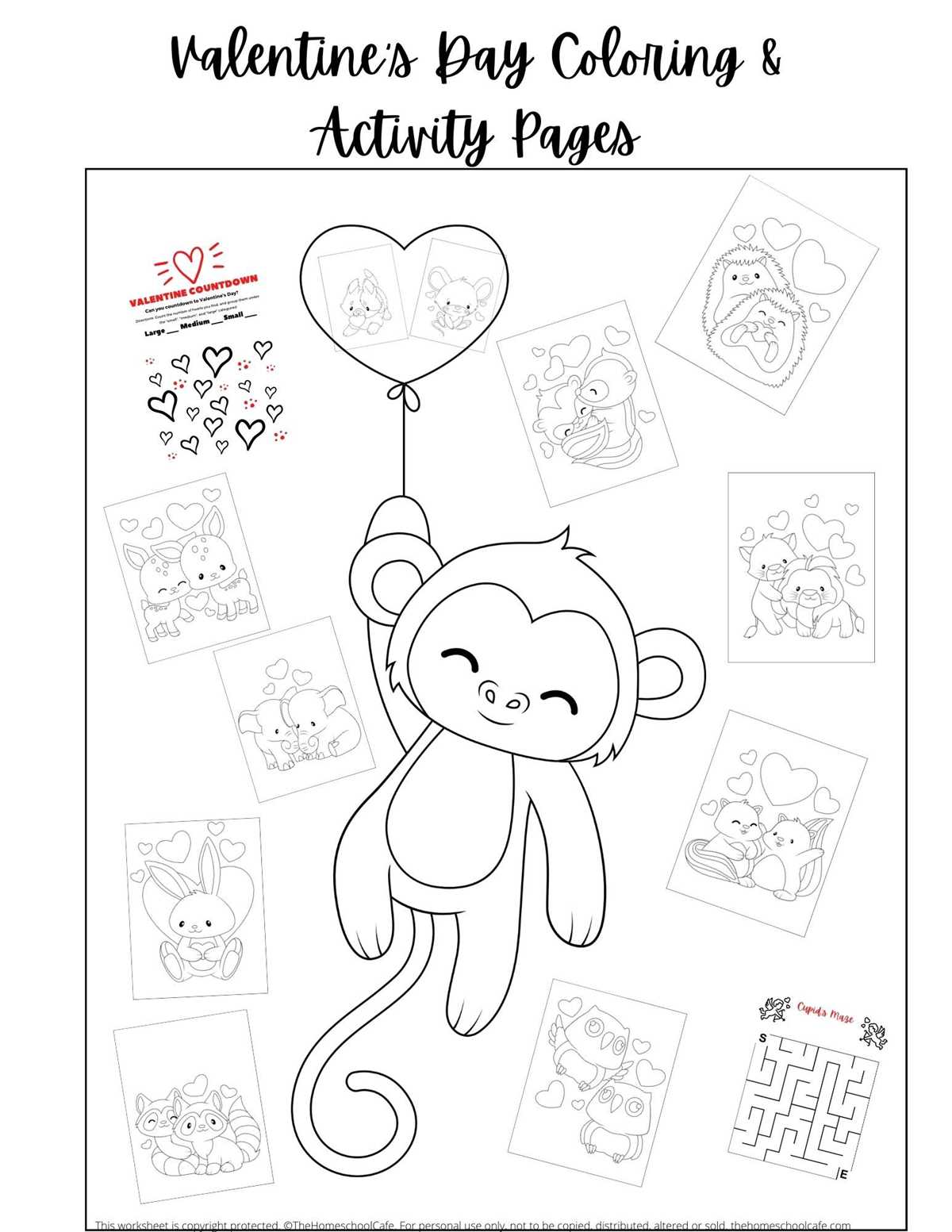 valentines day printables for kids