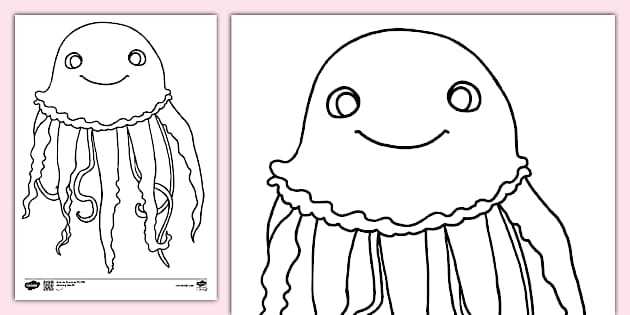 jellyfish coloring pages printable jellyfish coloring pages printable