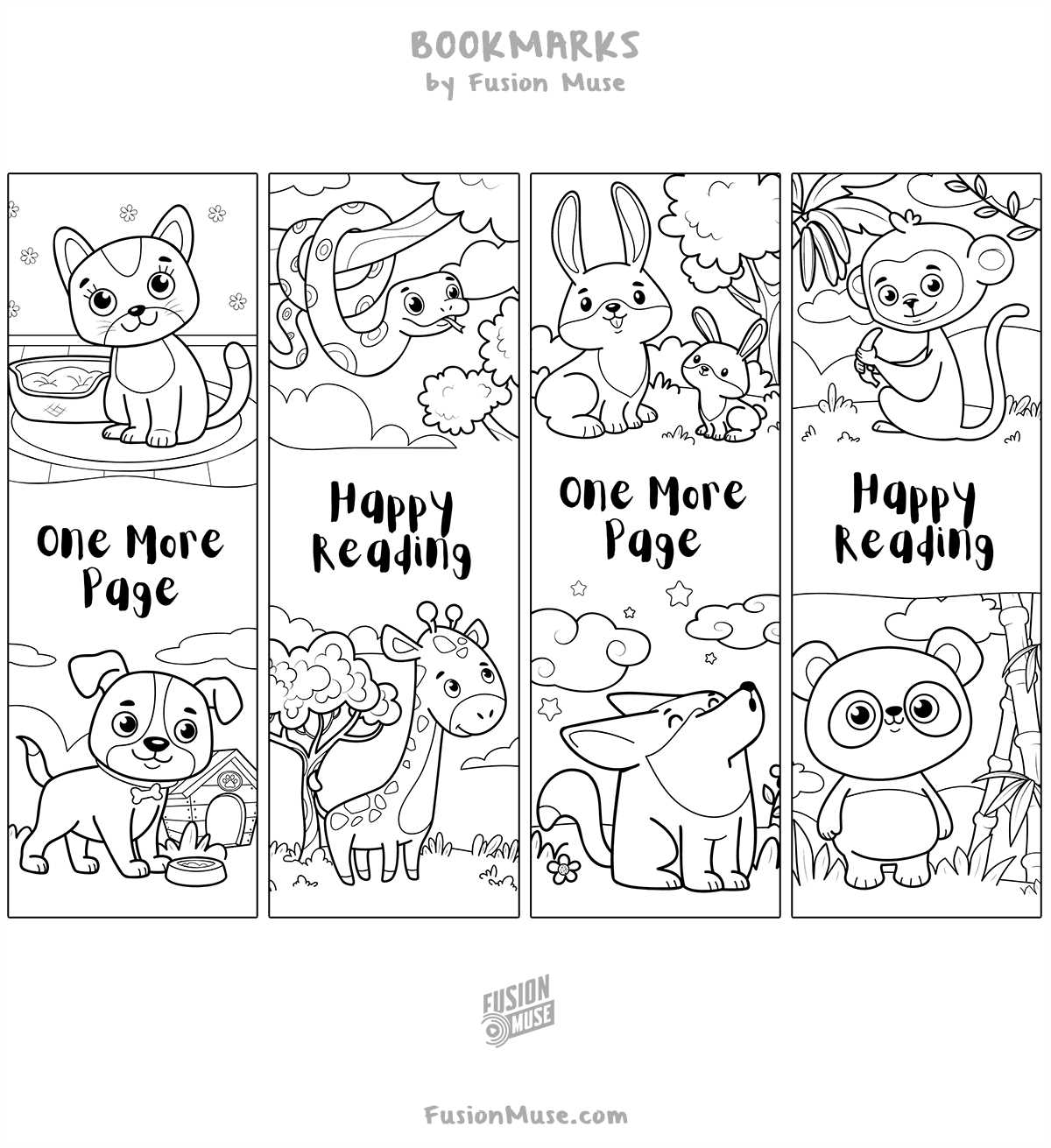 bookmarks coloring printable bookmarks coloring printable